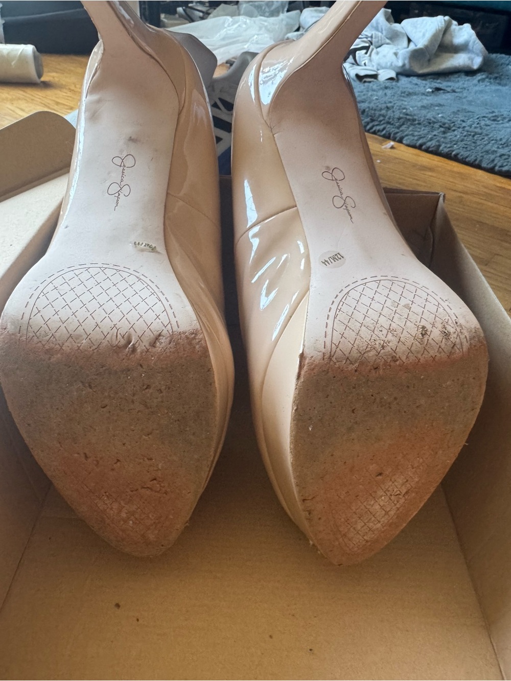JESSICA SIMPSON PLATFORMS - Picture 3 of 7